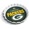 image:imageYouTheFan OfficiallyLicensed NFL Bottlecap Serving Tray  13 x 13  Bottle Cap Shaped Tray  100 Melamine Dishwasher Safe BPA Free  Great Fan GiftGreen Bay Packers