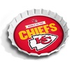 image:imageYouTheFan OfficiallyLicensed NFL Bottlecap Serving Tray  13 x 13  Bottle Cap Shaped Tray  100 Melamine Dishwasher Safe BPA Free  Great Fan GiftKansas City Chiefs