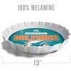 image:imageYouTheFan OfficiallyLicensed NFL Bottlecap Serving Tray  13 x 13  Bottle Cap Shaped Tray  100 Melamine Dishwasher Safe BPA Free  Great Fan GiftMiami Dolphins