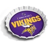 image:imageYouTheFan OfficiallyLicensed NFL Bottlecap Serving Tray  13 x 13  Bottle Cap Shaped Tray  100 Melamine Dishwasher Safe BPA Free  Great Fan GiftMinnesota Vikings