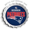image:imageYouTheFan OfficiallyLicensed NFL Bottlecap Serving Tray  13 x 13  Bottle Cap Shaped Tray  100 Melamine Dishwasher Safe BPA Free  Great Fan GiftNew England Patriots