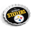 image:imageYouTheFan OfficiallyLicensed NFL Bottlecap Serving Tray  13 x 13  Bottle Cap Shaped Tray  100 Melamine Dishwasher Safe BPA Free  Great Fan GiftPittsburgh Steelers