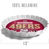image:imageYouTheFan OfficiallyLicensed NFL Bottlecap Serving Tray  13 x 13  Bottle Cap Shaped Tray  100 Melamine Dishwasher Safe BPA Free  Great Fan GiftSan Francisco 49ers