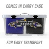 image:imageYouTheFan Officiallylicensed NFL Set of 8 Cornhole Bags  All Weather Dual Sided Slide amp Stop  regulation sizeBaltimore Ravens