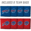 image:imageYouTheFan Officiallylicensed NFL Set of 8 Cornhole Bags  All Weather Dual Sided Slide amp Stop  regulation sizeBuffalo Bills