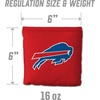 image:imageYouTheFan Officiallylicensed NFL Set of 8 Cornhole Bags  All Weather Dual Sided Slide amp Stop  regulation sizeBuffalo Bills