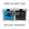 image:imageYouTheFan Officiallylicensed NFL Set of 8 Cornhole Bags  All Weather Dual Sided Slide amp Stop  regulation sizeCarolina Panthers