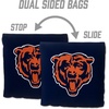image:imageYouTheFan Officiallylicensed NFL Set of 8 Cornhole Bags  All Weather Dual Sided Slide amp Stop  regulation sizeChicago Bears