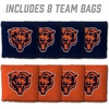image:imageYouTheFan Officiallylicensed NFL Set of 8 Cornhole Bags  All Weather Dual Sided Slide amp Stop  regulation sizeChicago Bears
