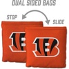 image:imageYouTheFan Officiallylicensed NFL Set of 8 Cornhole Bags  All Weather Dual Sided Slide amp Stop  regulation sizeCincinnati Bengals