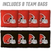 image:imageYouTheFan Officiallylicensed NFL Set of 8 Cornhole Bags  All Weather Dual Sided Slide amp Stop  regulation sizeCleveland Browns