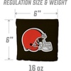 image:imageYouTheFan Officiallylicensed NFL Set of 8 Cornhole Bags  All Weather Dual Sided Slide amp Stop  regulation sizeCleveland Browns
