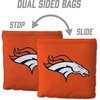 image:imageYouTheFan Officiallylicensed NFL Set of 8 Cornhole Bags  All Weather Dual Sided Slide amp Stop  regulation sizeDenver Broncos