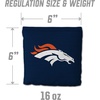 image:imageYouTheFan Officiallylicensed NFL Set of 8 Cornhole Bags  All Weather Dual Sided Slide amp Stop  regulation sizeDenver Broncos