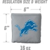 image:imageYouTheFan Officiallylicensed NFL Set of 8 Cornhole Bags  All Weather Dual Sided Slide amp Stop  regulation sizeDetroit Lions