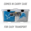 image:imageYouTheFan Officiallylicensed NFL Set of 8 Cornhole Bags  All Weather Dual Sided Slide amp Stop  regulation sizeDetroit Lions