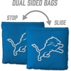 image:imageYouTheFan Officiallylicensed NFL Set of 8 Cornhole Bags  All Weather Dual Sided Slide amp Stop  regulation sizeDetroit Lions