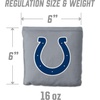 image:imageYouTheFan Officiallylicensed NFL Set of 8 Cornhole Bags  All Weather Dual Sided Slide amp Stop  regulation sizeIndianapolis Colts