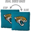image:imageYouTheFan Officiallylicensed NFL Set of 8 Cornhole Bags  All Weather Dual Sided Slide amp Stop  regulation sizeJacksonville Jaguars