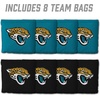 image:imageYouTheFan Officiallylicensed NFL Set of 8 Cornhole Bags  All Weather Dual Sided Slide amp Stop  regulation sizeJacksonville Jaguars