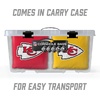 image:imageYouTheFan Officiallylicensed NFL Set of 8 Cornhole Bags  All Weather Dual Sided Slide amp Stop  regulation sizeKansas City Chiefs