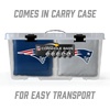 image:imageYouTheFan Officiallylicensed NFL Set of 8 Cornhole Bags  All Weather Dual Sided Slide amp Stop  regulation sizeNew England Patriots