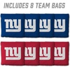 image:imageYouTheFan Officiallylicensed NFL Set of 8 Cornhole Bags  All Weather Dual Sided Slide amp Stop  regulation sizeNew York Giants