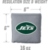 image:imageYouTheFan Officiallylicensed NFL Set of 8 Cornhole Bags  All Weather Dual Sided Slide amp Stop  regulation sizeNew York Jets