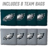 image:imageYouTheFan Officiallylicensed NFL Set of 8 Cornhole Bags  All Weather Dual Sided Slide amp Stop  regulation sizePhiladelphia Eagles