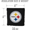 image:imageYouTheFan Officiallylicensed NFL Set of 8 Cornhole Bags  All Weather Dual Sided Slide amp Stop  regulation sizePittsburgh Steelers