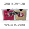 image:imageYouTheFan Officiallylicensed NFL Set of 8 Cornhole Bags  All Weather Dual Sided Slide amp Stop  regulation sizeSan Francisco 49ers