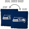 image:imageYouTheFan Officiallylicensed NFL Set of 8 Cornhole Bags  All Weather Dual Sided Slide amp Stop  regulation sizeSeattle Seahawks