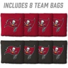 image:imageYouTheFan Officiallylicensed NFL Set of 8 Cornhole Bags  All Weather Dual Sided Slide amp Stop  regulation sizeTampa Bay Buccaneers