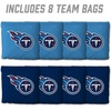 image:imageYouTheFan Officiallylicensed NFL Set of 8 Cornhole Bags  All Weather Dual Sided Slide amp Stop  regulation sizeTennessee Titans