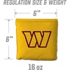 image:imageYouTheFan Officiallylicensed NFL Set of 8 Cornhole Bags  All Weather Dual Sided Slide amp Stop  regulation sizeWashington Commanders