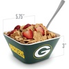 image:imageYouTheFan Officiallylicensed NFL Small Snack Bowl  100 Melamine dishwasher safe BPA free  Fan gift for snacks appetizers and other small bitesGreen Bay Packers