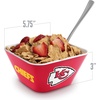 image:imageYouTheFan Officiallylicensed NFL Small Snack Bowl  100 Melamine dishwasher safe BPA free  Fan gift for snacks appetizers and other small bitesKansas City Chiefs