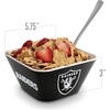 image:imageYouTheFan Officiallylicensed NFL Small Snack Bowl  100 Melamine dishwasher safe BPA free  Fan gift for snacks appetizers and other small bitesLas Vegas Raiders