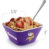 image:imageYouTheFan Officiallylicensed NFL Small Snack Bowl  100 Melamine dishwasher safe BPA free  Fan gift for snacks appetizers and other small bitesMinnesota Vikings