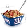 image:imageYouTheFan Officiallylicensed NFL Small Snack Bowl  100 Melamine dishwasher safe BPA free  Fan gift for snacks appetizers and other small bitesNew York Giants