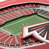 image:imageYouTheFan Officiallylicensed NFL Stadium Series 3D Wall Art  multilayer team stadium replica detailed sports fan gift indoor decorAtlanta Falcons