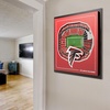 image:imageYouTheFan Officiallylicensed NFL Stadium Series 3D Wall Art  multilayer team stadium replica detailed sports fan gift indoor decorAtlanta Falcons