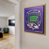 image:imageYouTheFan Officiallylicensed NFL Stadium Series 3D Wall Art  multilayer team stadium replica detailed sports fan gift indoor decorBaltimore Ravens