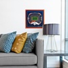 image:imageYouTheFan Officiallylicensed NFL Stadium Series 3D Wall Art  multilayer team stadium replica detailed sports fan gift indoor decorDenver Broncos