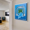image:imageYouTheFan Officiallylicensed NFL Stadium Series 3D Wall Art  multilayer team stadium replica detailed sports fan gift indoor decorDetroit Lions