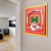 image:imageYouTheFan Officiallylicensed NFL Stadium Series 3D Wall Art  multilayer team stadium replica detailed sports fan gift indoor decorKansas City Chiefs