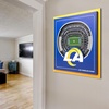 image:imageYouTheFan Officiallylicensed NFL Stadium Series 3D Wall Art  multilayer team stadium replica detailed sports fan gift indoor decorLos Angeles Rams