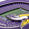 image:imageYouTheFan Officiallylicensed NFL Stadium Series 3D Wall Art  multilayer team stadium replica detailed sports fan gift indoor decorMinnesota Vikings