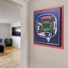 image:imageYouTheFan Officiallylicensed NFL Stadium Series 3D Wall Art  multilayer team stadium replica detailed sports fan gift indoor decorNew England Patriots