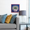 image:imageYouTheFan Officiallylicensed NFL Stadium Series 3D Wall Art  multilayer team stadium replica detailed sports fan gift indoor decorNew York Giants